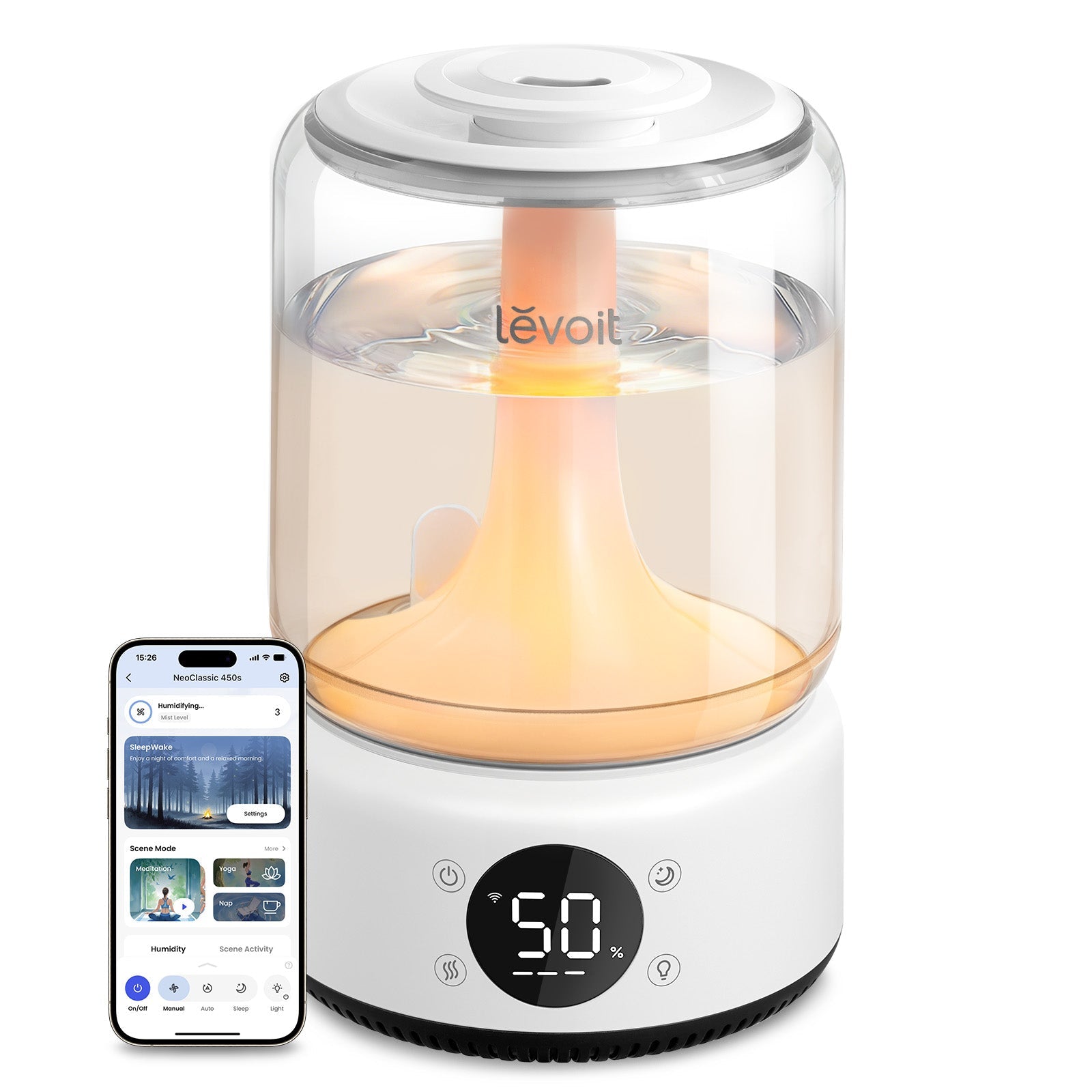 levoit neoclassic 450s smart luftbefeuchter