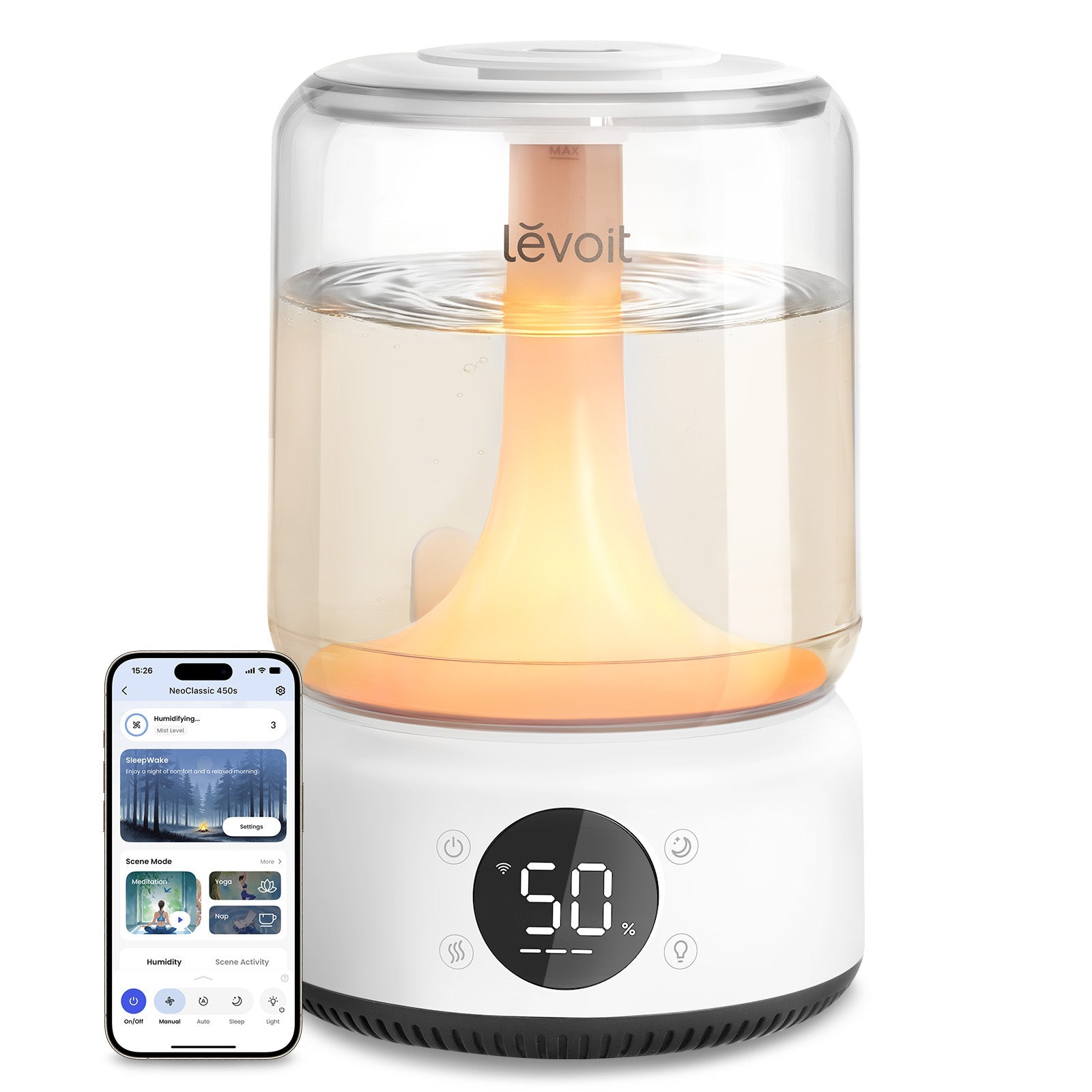 levoit neoclassic 450s smart luftbefeuchter