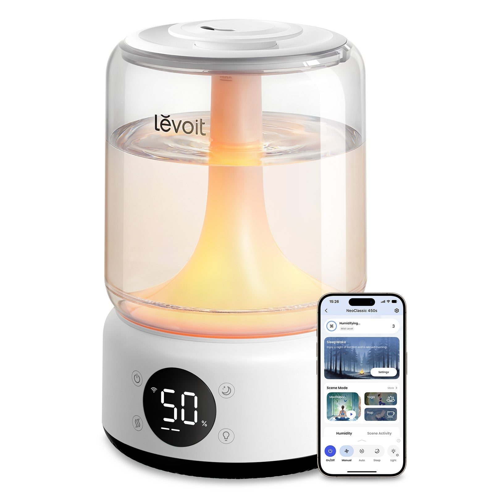 levoit neoclassic 450s smart luftbefeuchter
