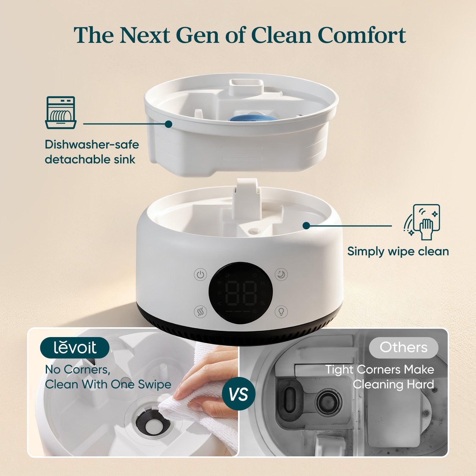 levoit neoclassic 450s smart luftbefeuchter