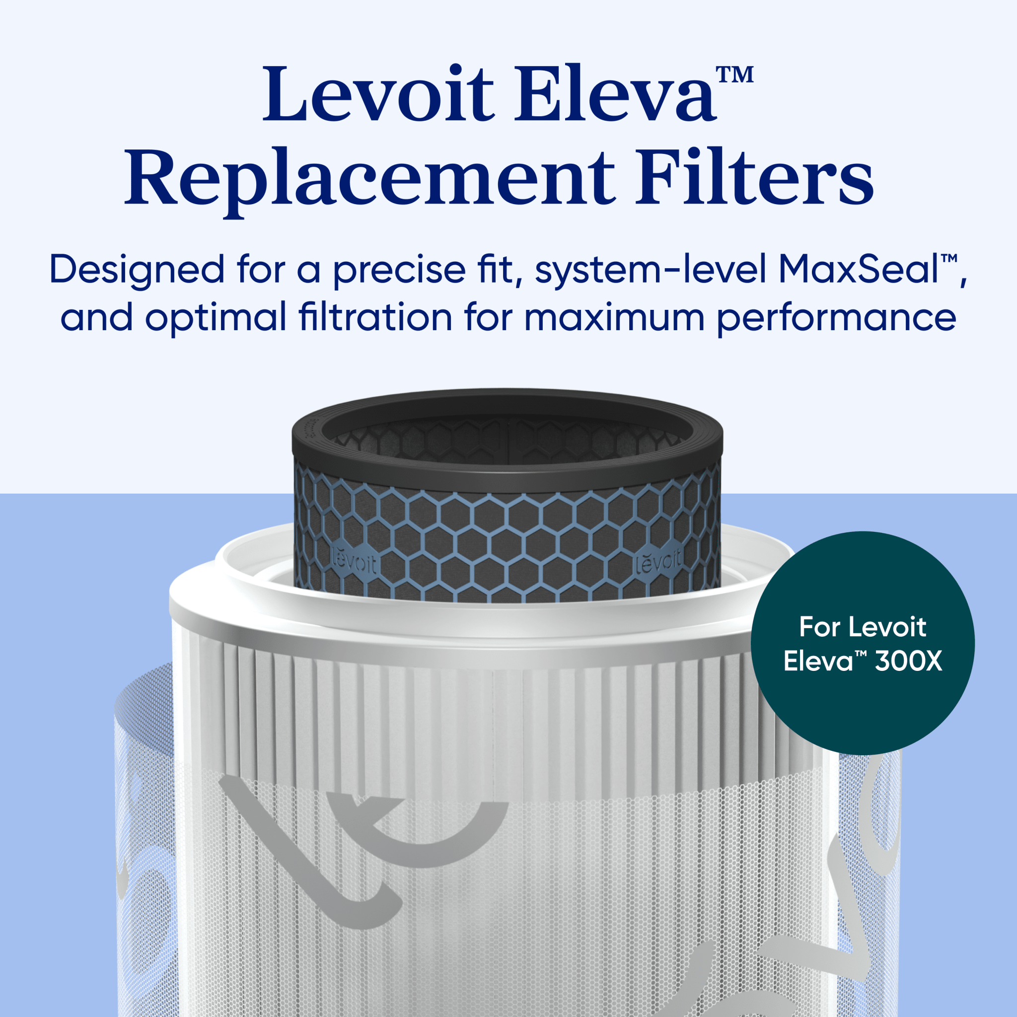 levoit eleva 300x hepa-luftreinigerfilter
