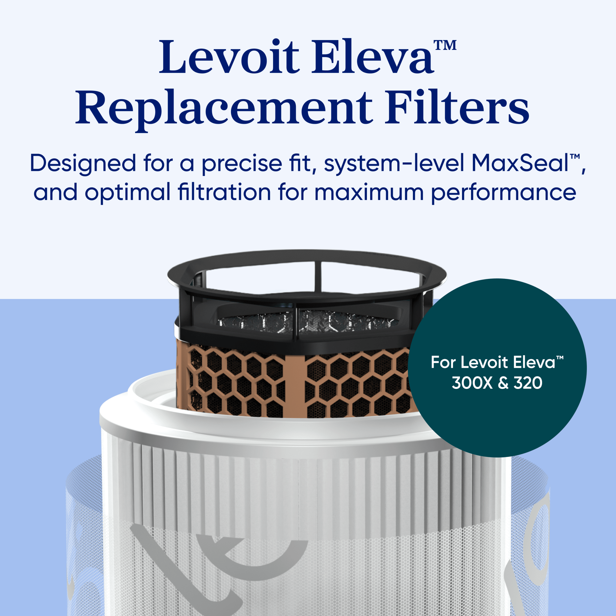 levoit eleva 300x premium aktivkohle-luftreinigerfilter