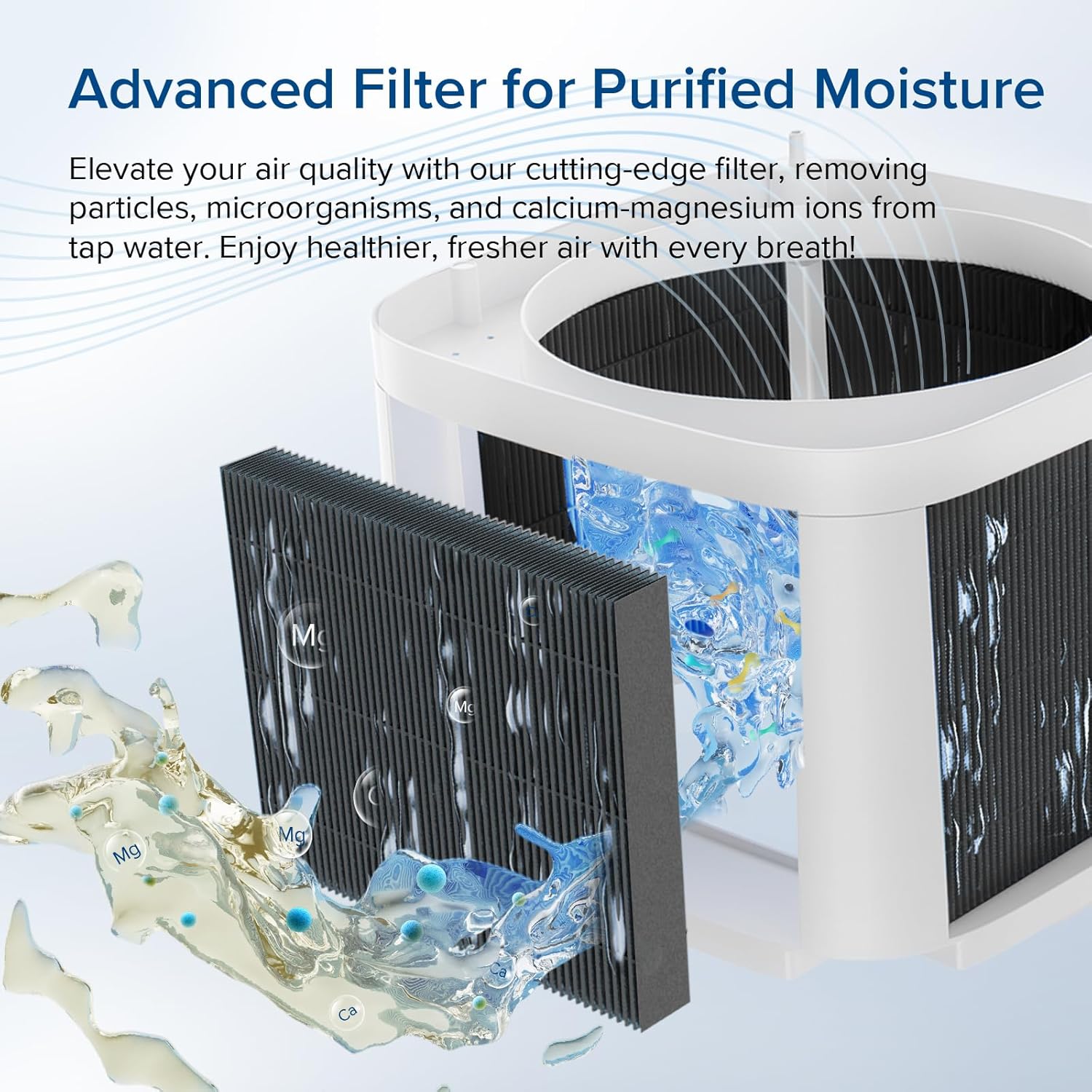 levoit superior 6000s smart verdunstungs-luftbefeuchter ersatzfilter 4er-pack