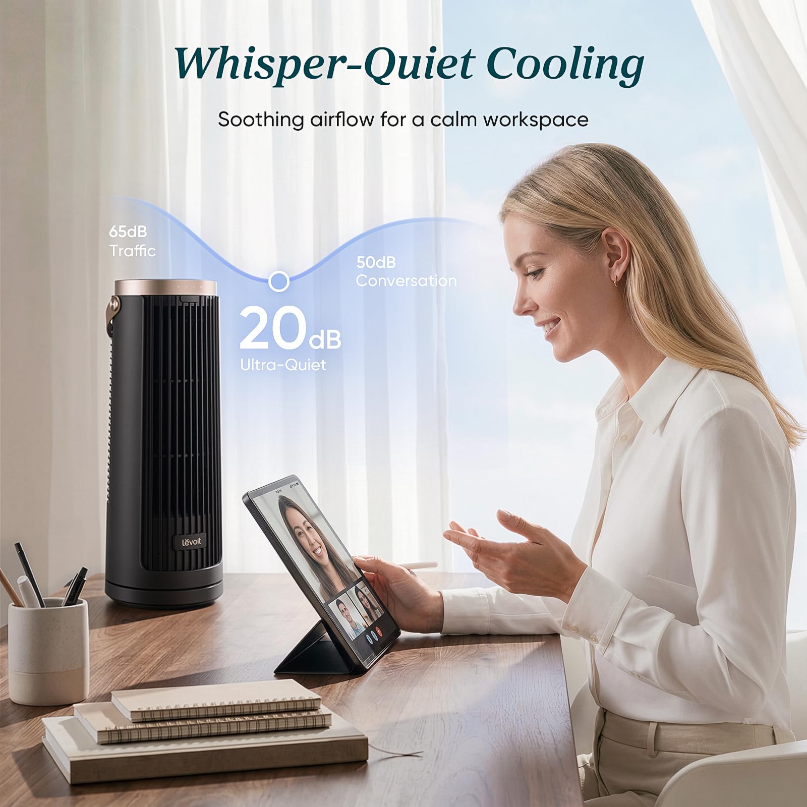 levoit windi mini pro tragbarer tischventilator