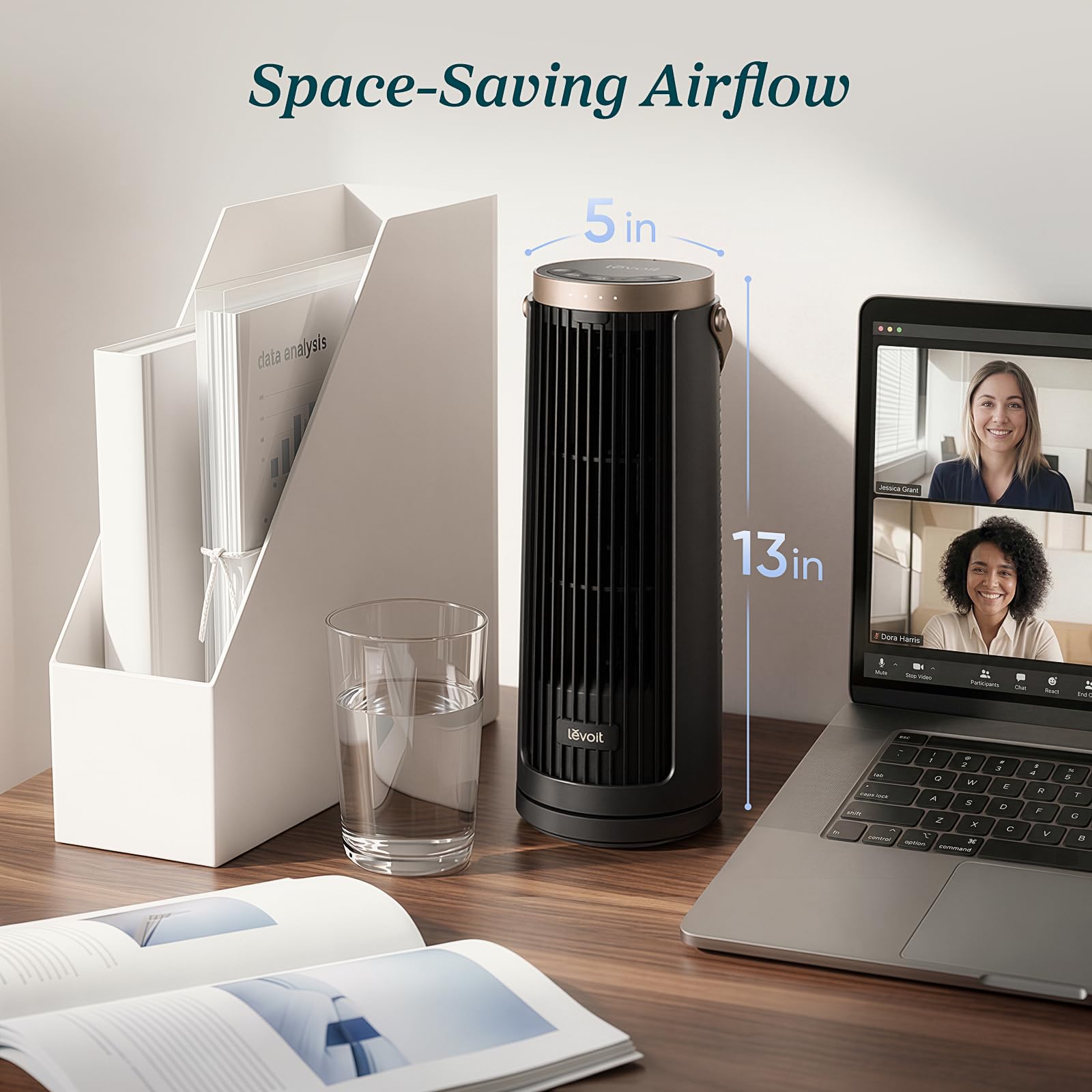levoit windi mini pro tragbarer tischventilator