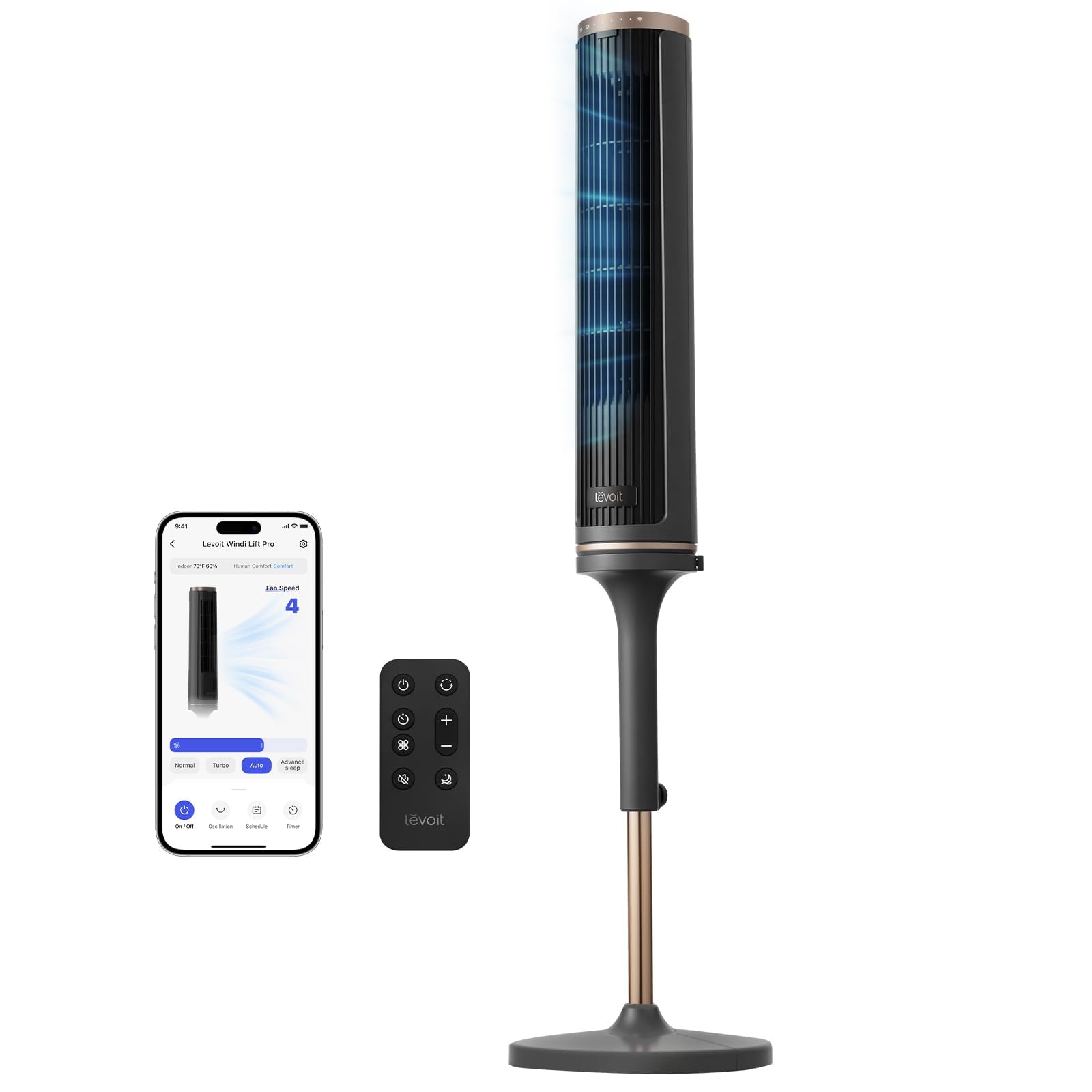 levoit windi lift smart turmventilator