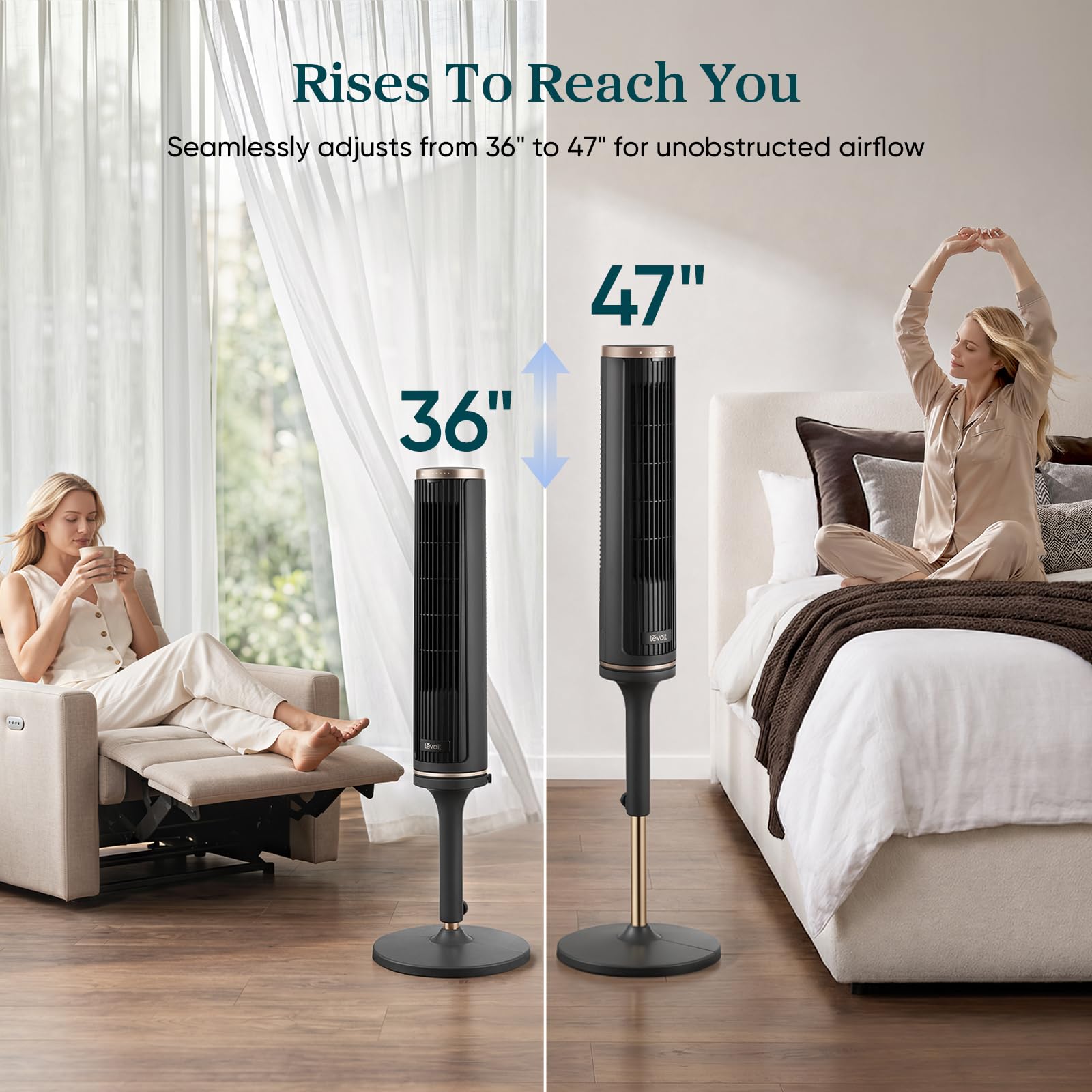 levoit windi lift smart turmventilator