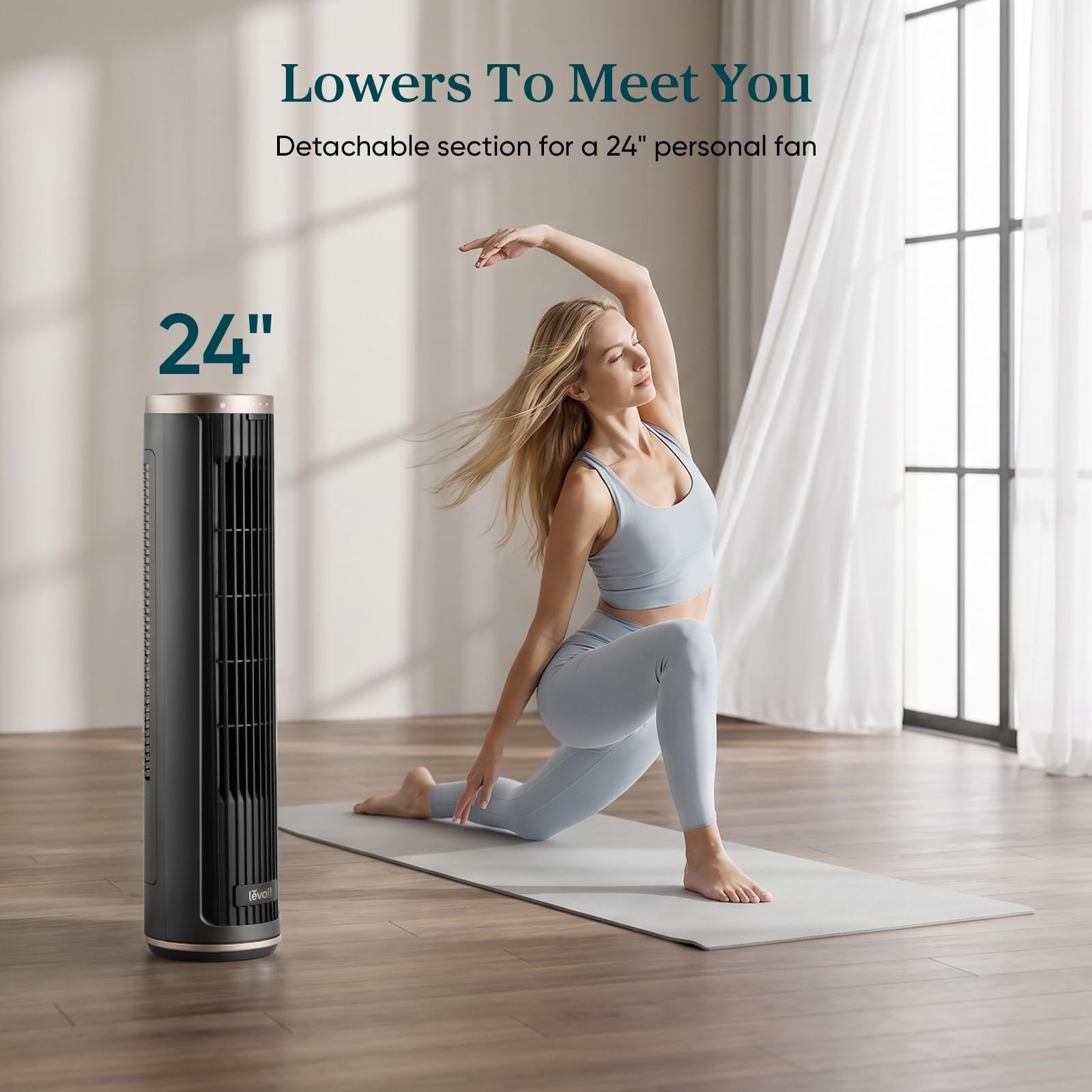 levoit windi lift smart turmventilator
